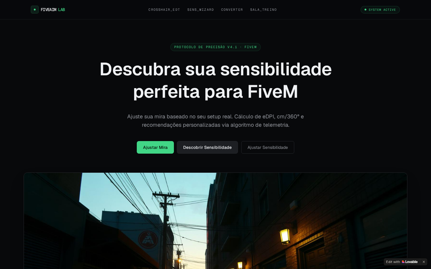 FiveAim Lab — Ferramenta para FiveM